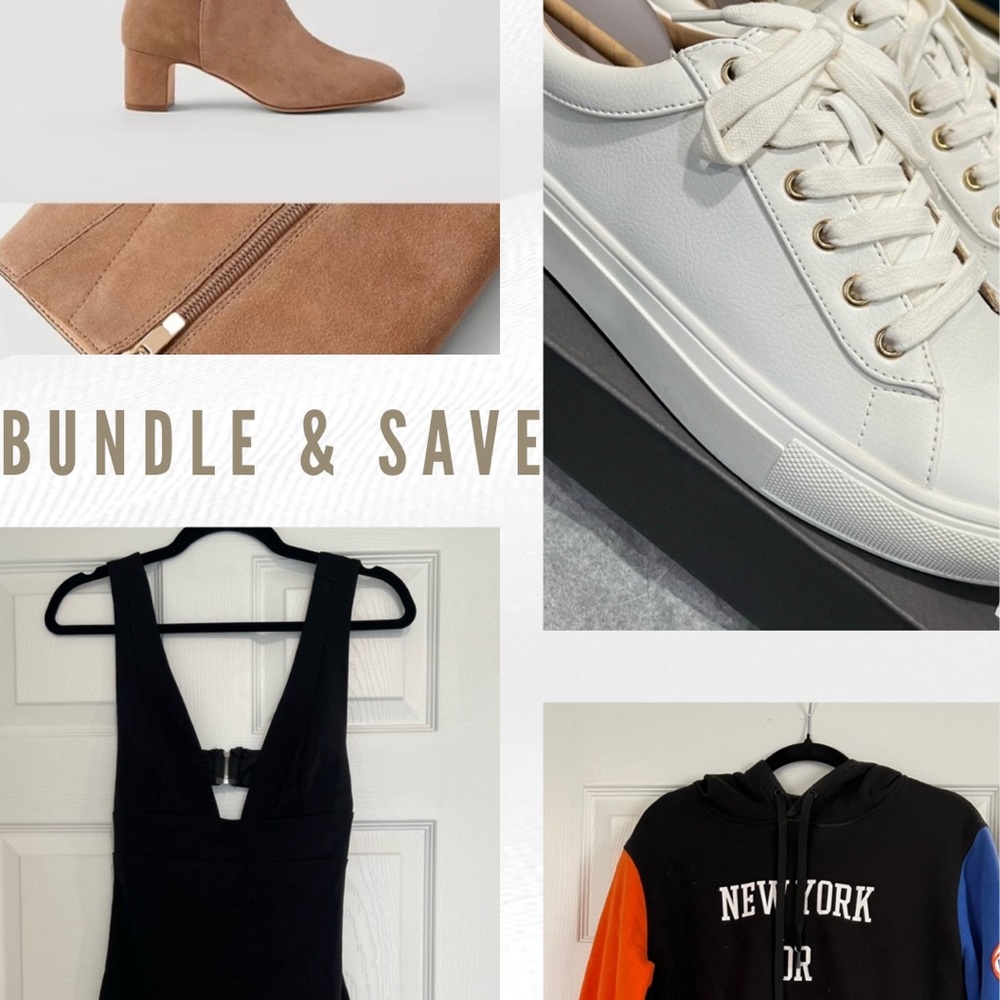 Black Dress and White Sneakers Bundle